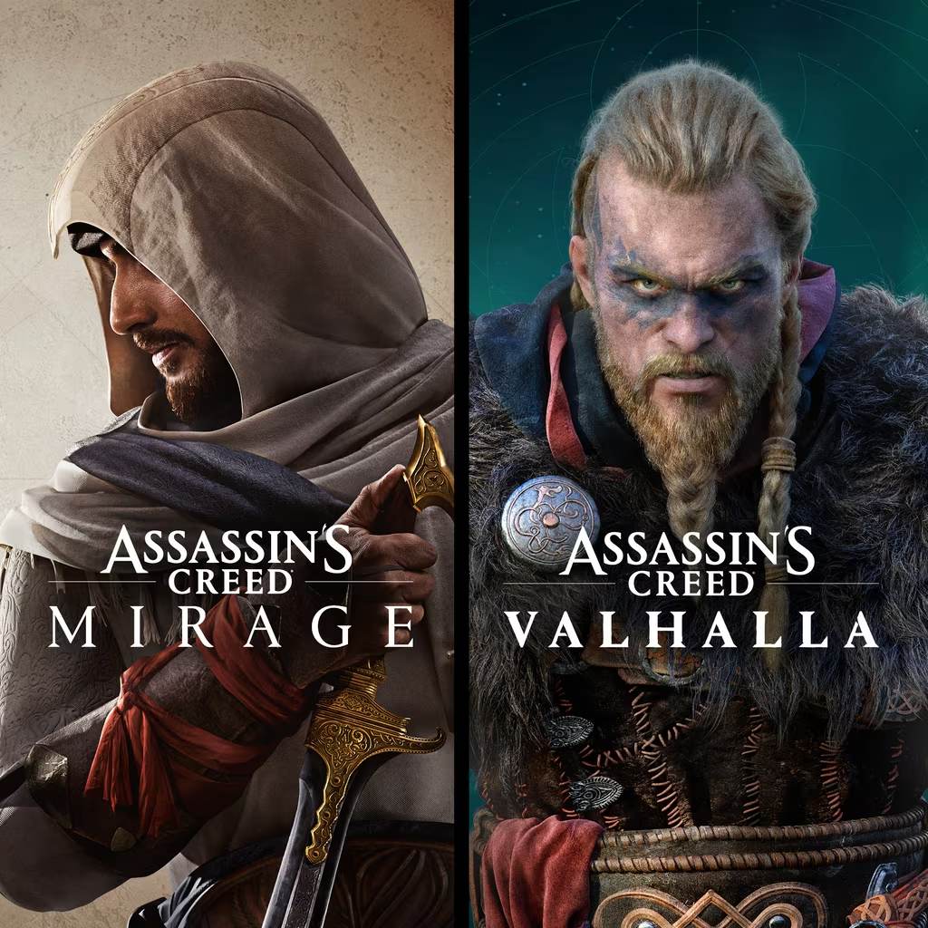 فروش مجدد اکانت قانونی Assassin’s Creed Mirage &amp; Assassin's Creed Valhalla Bundle
